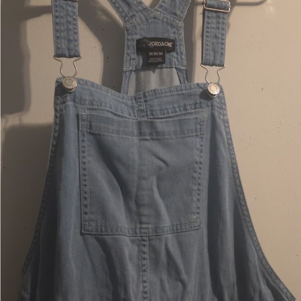Jordache Light Blue Denim Overalls - Picture 5 of 16